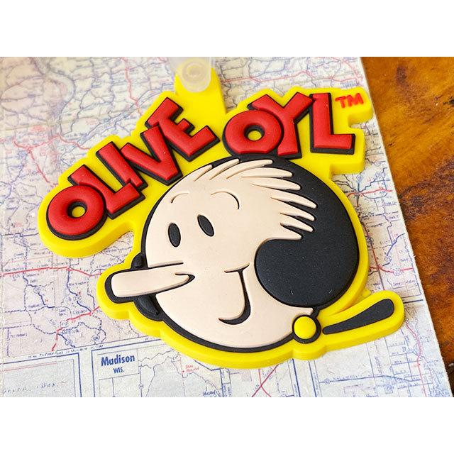 ポパイ オフィシャルラバーキーホルダー （オリーブ・オイル