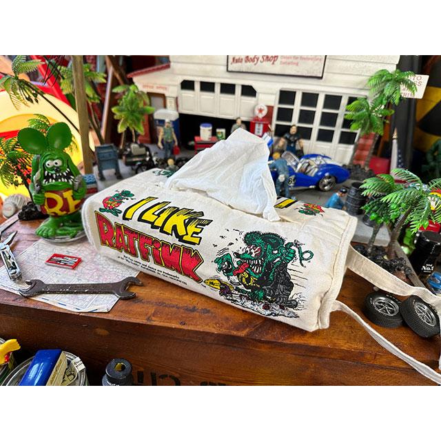 RAT FINK（ラットフィンク） ティッシュカバー （ホットロッドスケート