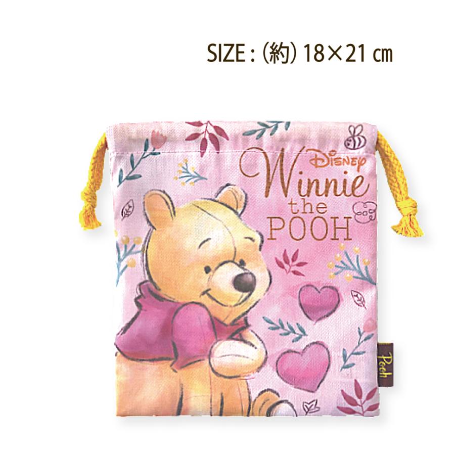 Disney（ディズニー） 巾着 くまのプーさん Winnie the Pooh コップ袋