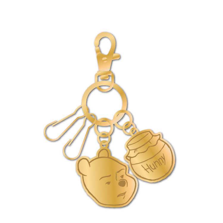 くまのプーさん キーチャーム しかめ顔 キーホルダー アクセサリー
