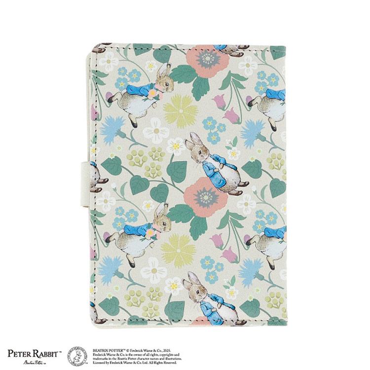 ピーターラビット お薬手帳ケース シャビーシックフラワー 007417