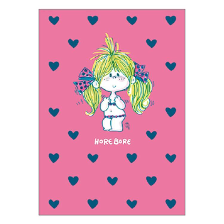 水森亜土 ポストカード 濃ピンク 405467 Ado Mizumori 亜土ちゃん