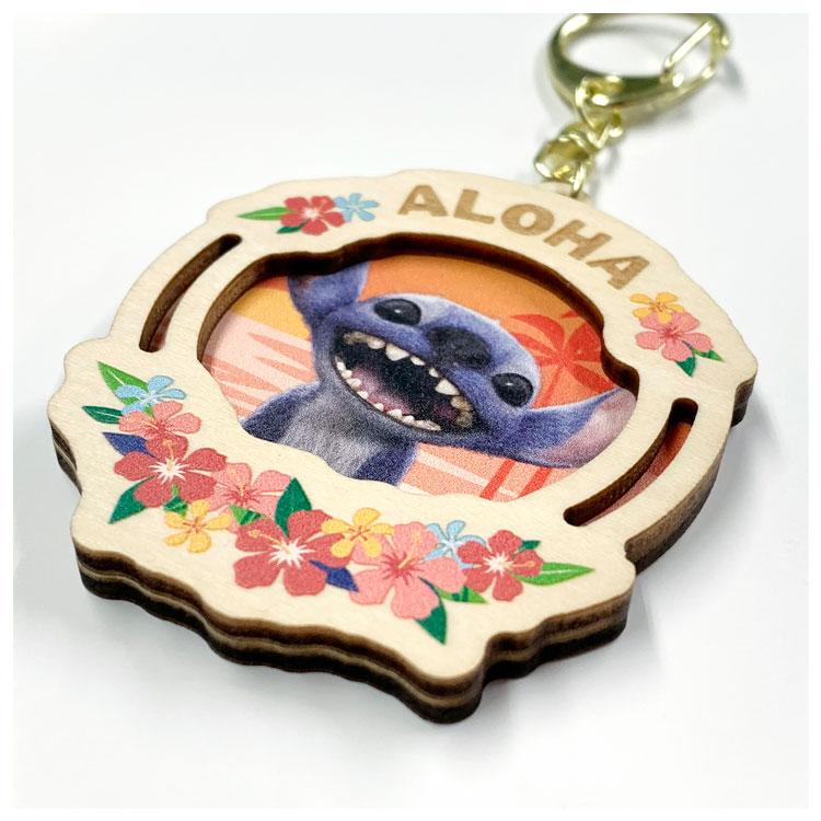 スティッチ ウッドキーホルダー 793147 リロ&スティッチ 実写 Disney