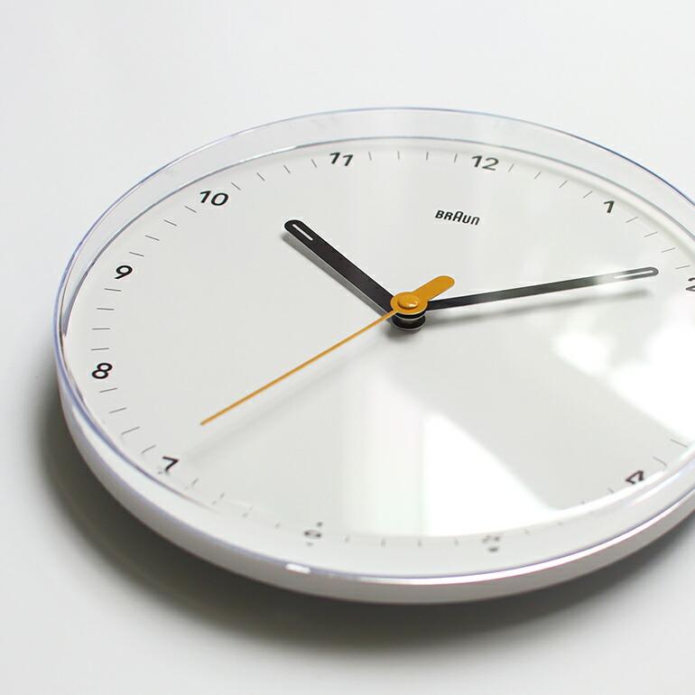 BRAUN（ブラウン） 掛け時計 ウォールクロック アナログ 静か 23cm