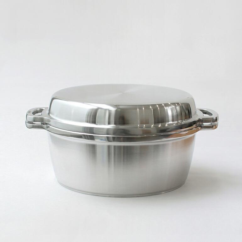 無水鍋（MUSUI） 日本製 KING 24cm IH 直火 オーブン 無水調理 アルミ