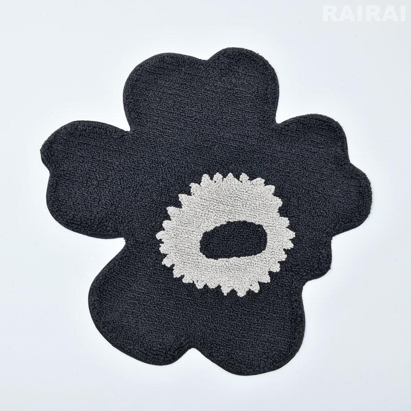 marimekko（マリメッコ） バスマット 73×74cm ウニッコ ブラック
