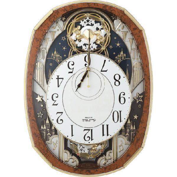 からくり時計 壁掛け時計 スモールワールド ノエルM 4MN513RH23 リズム