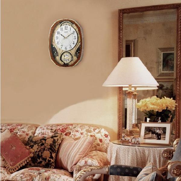 からくり時計 壁掛け時計 スモールワールド ノエルM 4MN513RH23 リズム