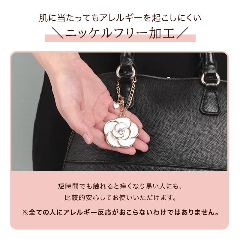 モチーフ バッグ チャーム 選べる 18Kコーティング ブラック ホワイト