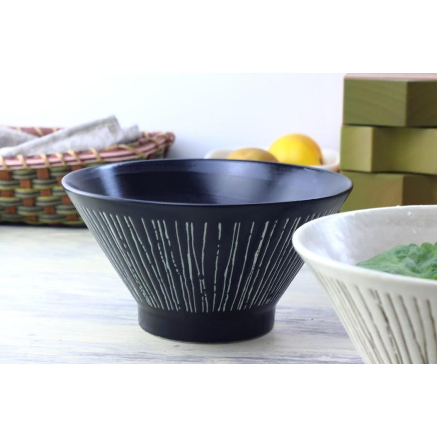 彫十草 5寸丼 16cm 日本製 美濃焼 50丼 どんぶり 丼 大きい茶碗 深鉢