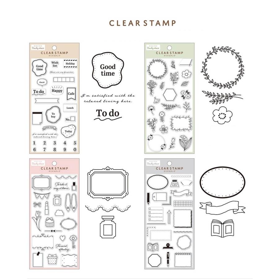 カミオジャパン クリアスタンプ CLEAR STAMP : ゴムケンのお手軽