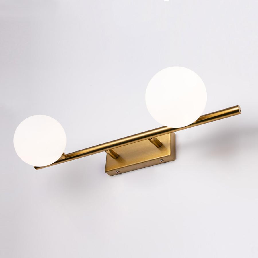 Chende公式店 ブラケットライト 2灯 おしゃれ 真鍮 ガラス ウォール
