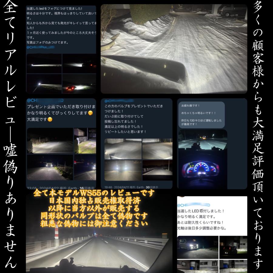 LED H4 H1 H3 H7 H11 HB3 HB4 ヘッドライト フォグランプ 明るい 最強