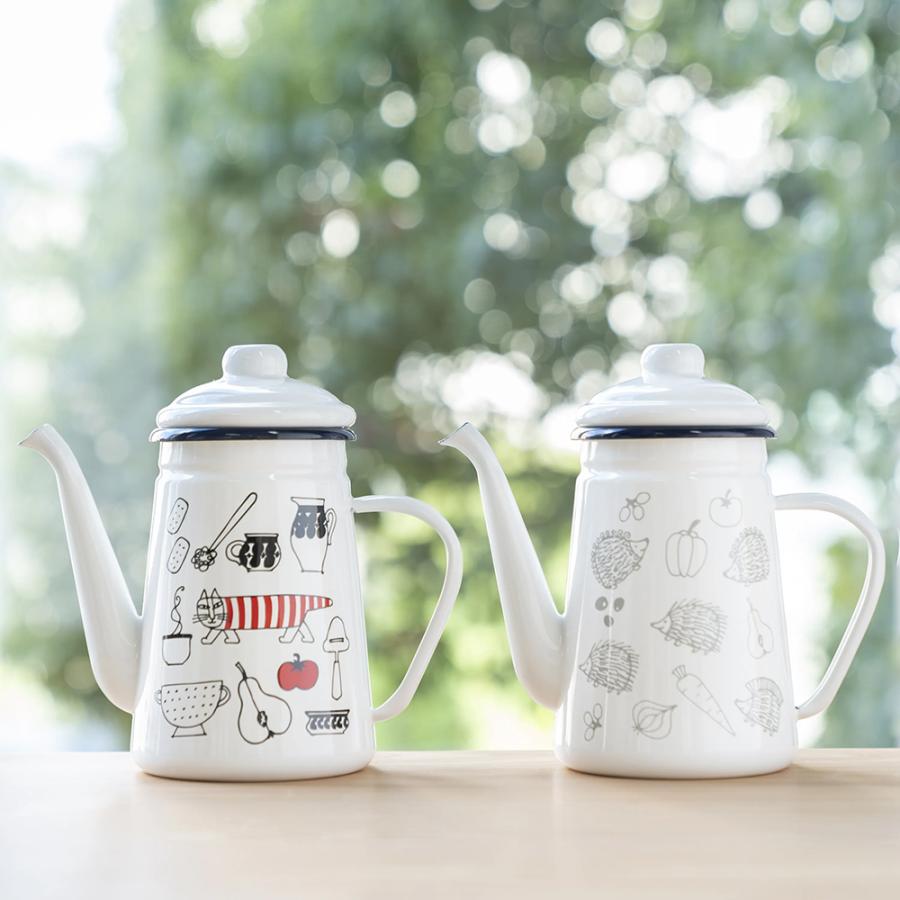 Lisa Larson（リサラーソン） ドリップポット 直火 ホーロー 1100ml