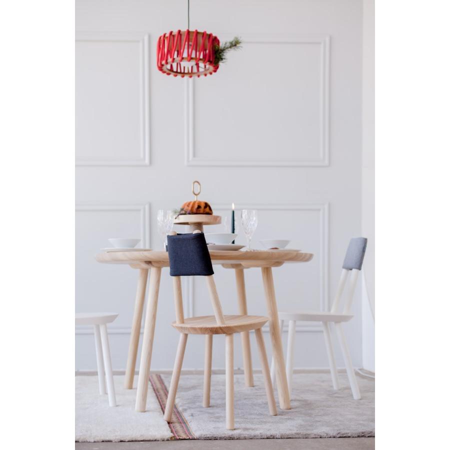 メーカー直送) EMKO ナイーブチェア グレー 天然木 おしゃれ 椅子