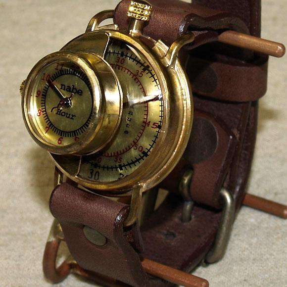 手作り腕時計 ハンドメイド 渡辺工房 SCOPE-L ジャンボブラス/メンズ