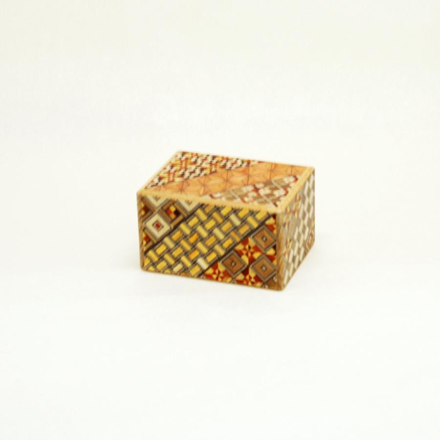 箱根寄木細工 秘密箱（からくり箱）12回仕掛け 小 2.7寸 : クラフト