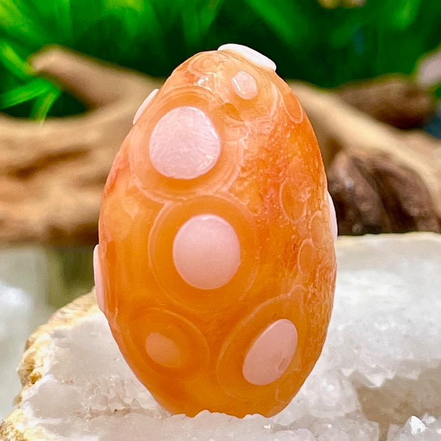 ゴビ瑪瑙 原石 S768 ゴビアゲート 天眼 鉱物 ヒマラヤ瑪瑙 モンゴル