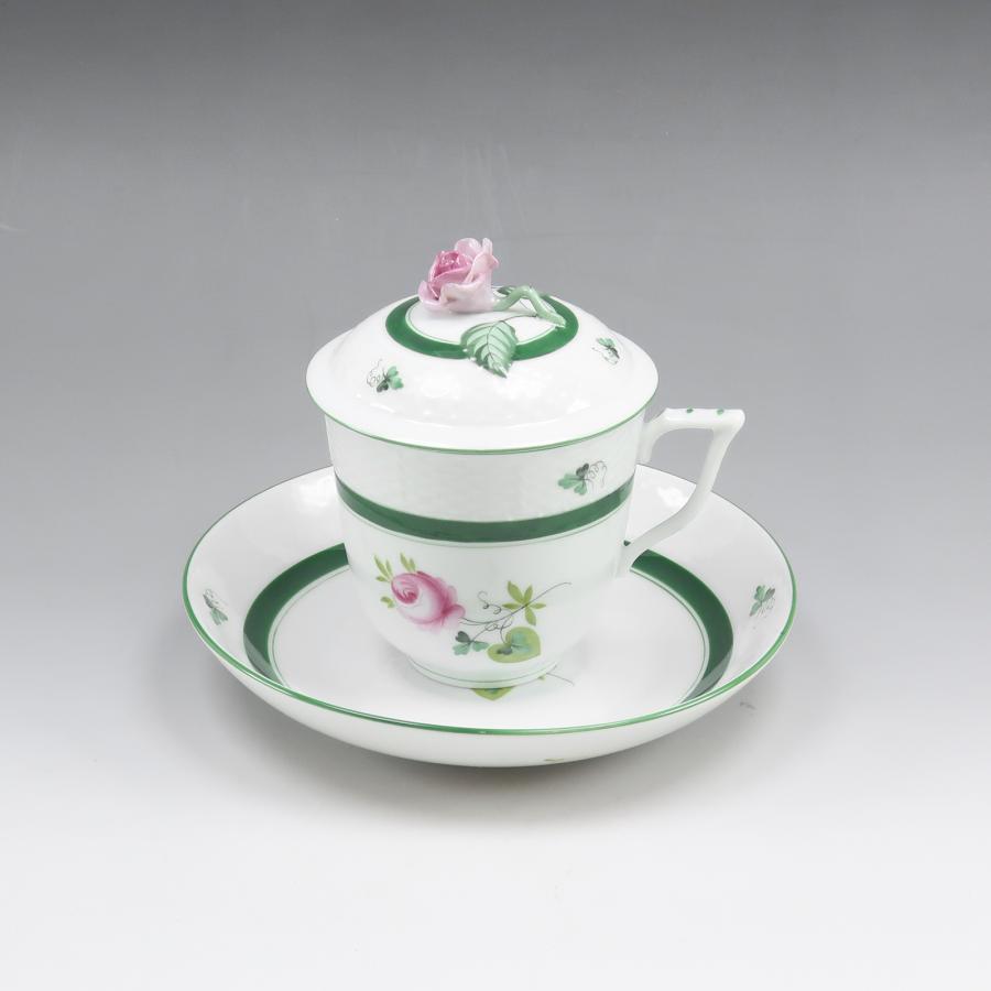 ヘレンド（HEREND） ウィーンの薔薇 食器 ハーブティーカップ&ソーサー