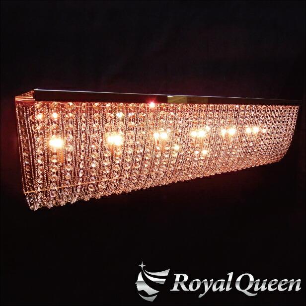 ゴールドメッキ 豪華 ナイアガラ シャンデリア NN-ZM1000G 幅約1000mm