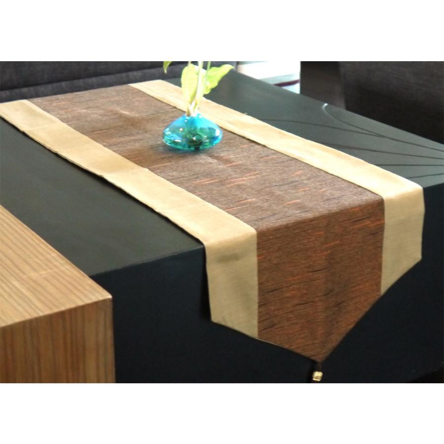 洗濯機で洗える本格シルク調テーブルランナー : Cs Select シーズ