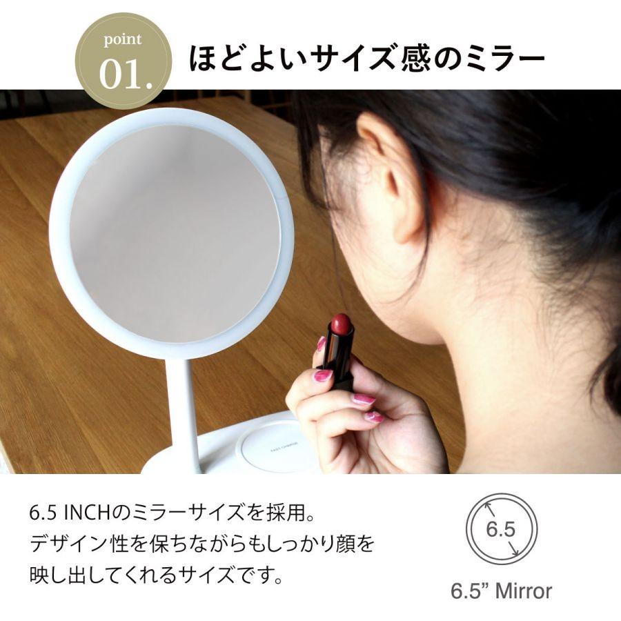 LED 女優ミラー 『ココロ ビューティー アクトレス ミラー ワイヤレス