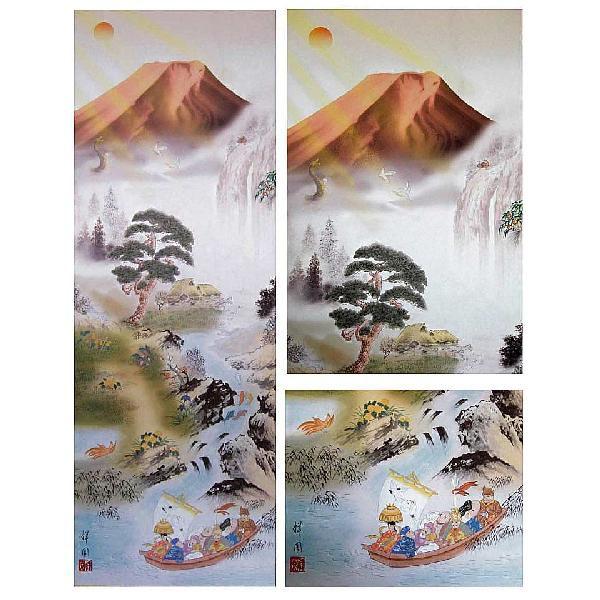 掛け軸 開運万全図 山本祥園 掛軸 特別価格商品 送料無料 : 古都-京都