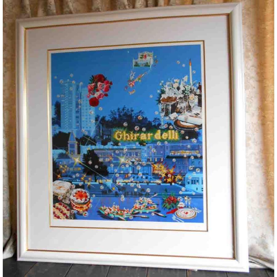 絵画 ヒロ、ヤマガタ 二人の星 版画 シルクスクリーン : 古都-京都