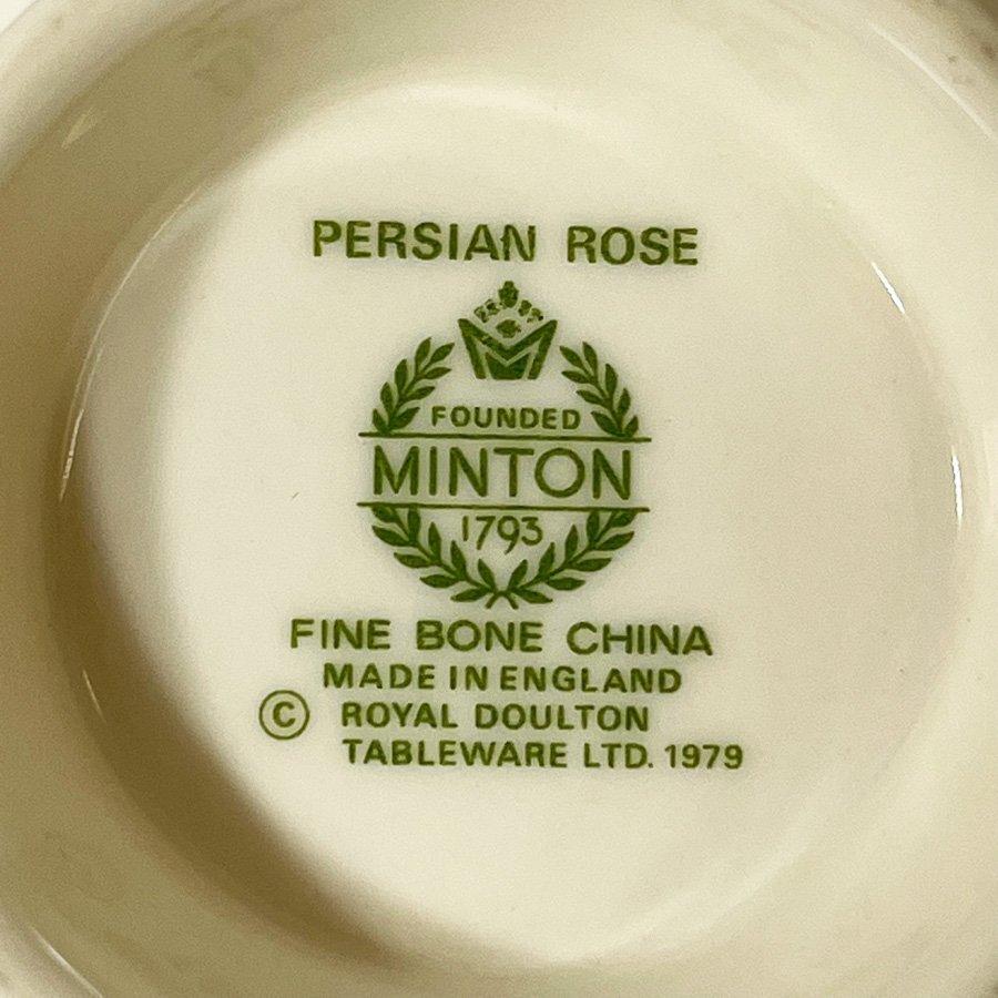 MINTON（ミントン） ペルシアンローズ ペア カップ＆ソーサー 花柄