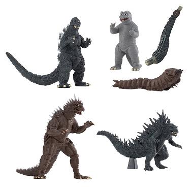 BANDAI（バンダイ） HGシリーズ ゴジラ モスラ対ゴジラ編 全4種セット