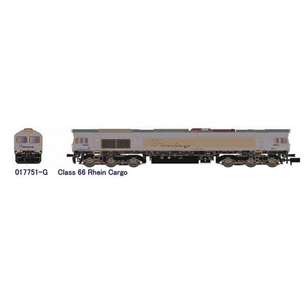 017751-G (N) Class 66 Rhein Cargo[ホビーセンターカトー]【送料無料