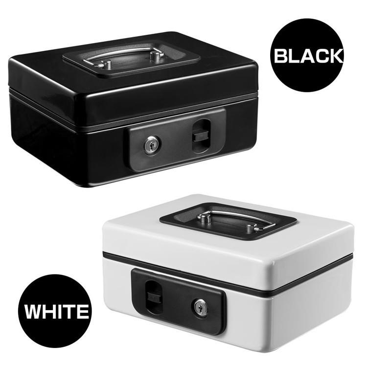 手提げ金庫 小型 A6 鍵付き 鍵式 M200CP 家庭用 業務用 オフィス用