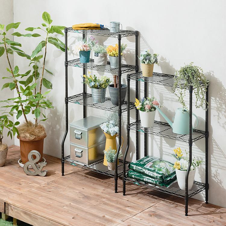 プランタースタンド ベランダ 棚 ラック おしゃれ 外置き 頑丈 観葉