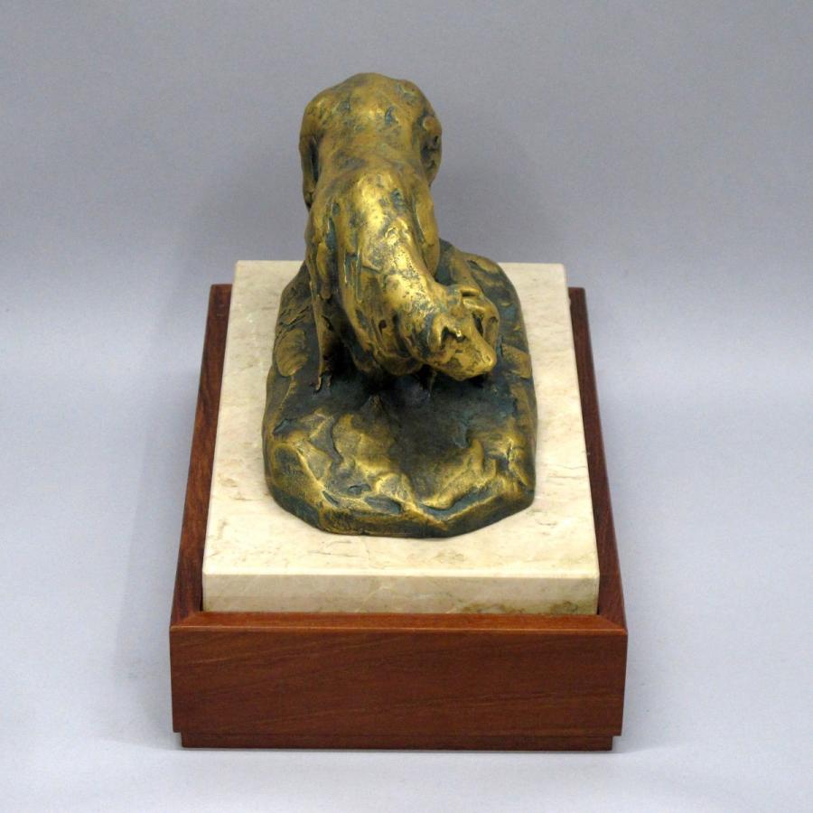 北村 西望 「親子牛」ブロンズ像 : アンティーク慈光 - 通販 - Yahoo