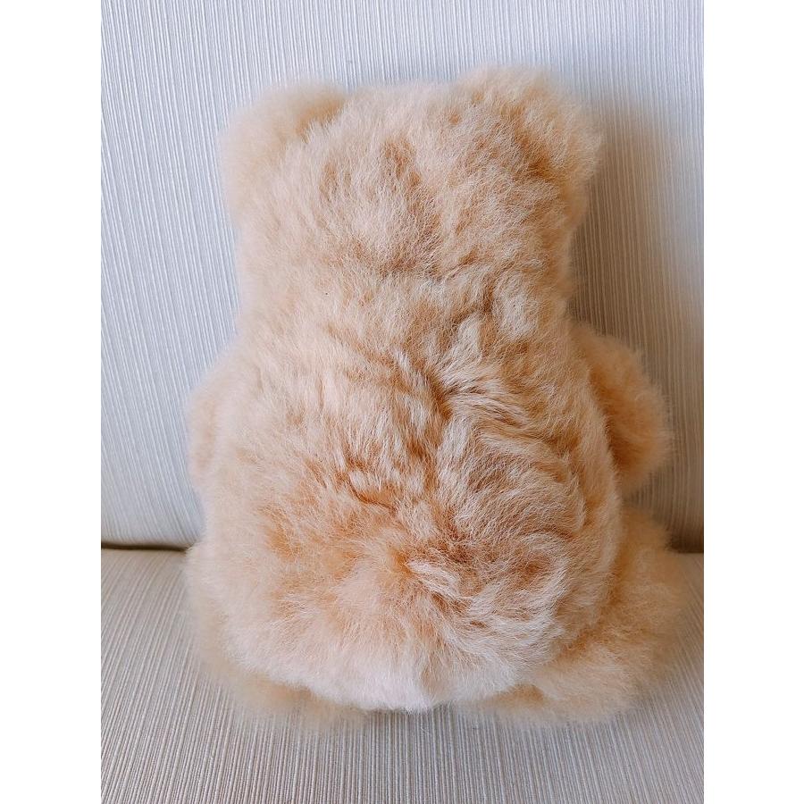 SUPER SOFT 天然100% スリのベビーアルパカ毛皮のぬいぐるみ SUPER