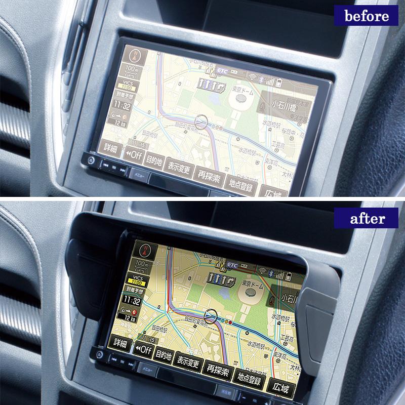 槌屋ヤック 【メール便対応可】VP-137 YAC EASY ナビバイザー 7インチ