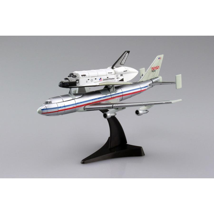 青島文化教材社 1/450 スペースシャトル＆747 4D VISION 宇宙 No.4