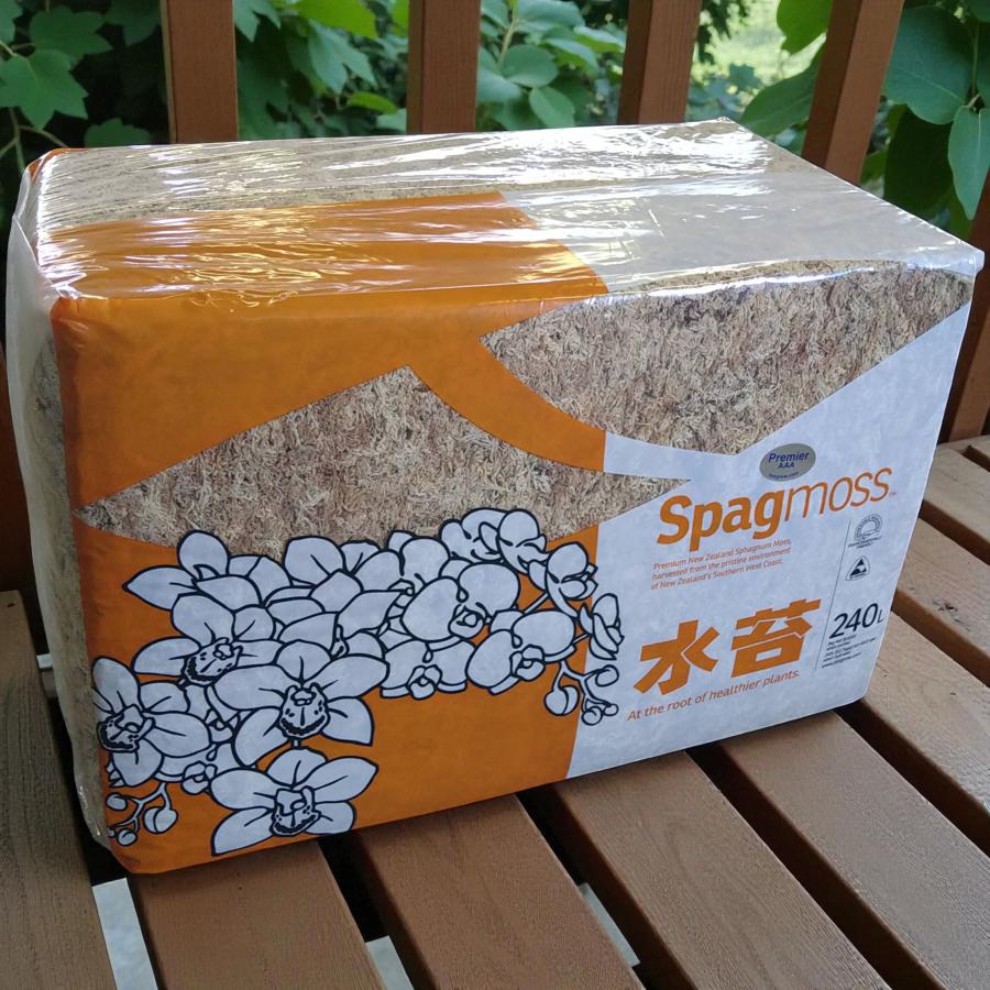 水苔 ニュージーランド産 AAA 3kg 圧縮水苔（240L） 3A 洋ラン