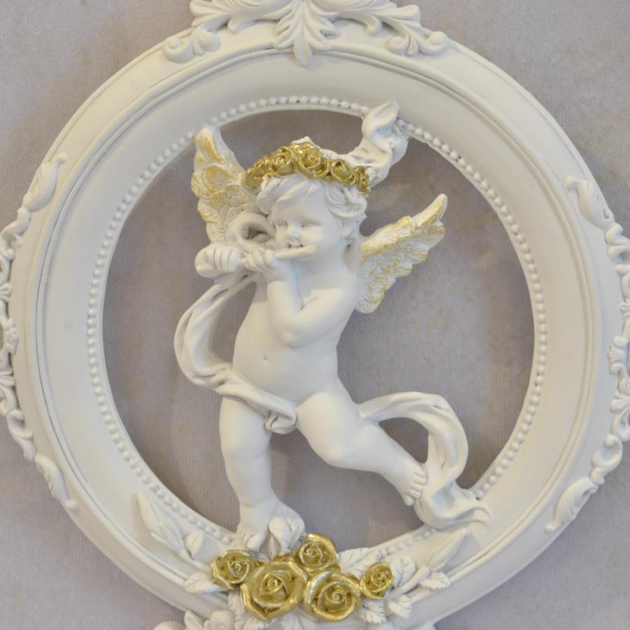 壁掛け エンジェルパネル ウォールフレーム 壁掛け天使額 エンジェル額