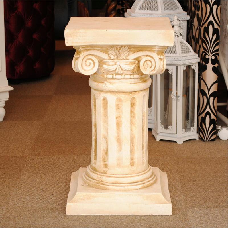 フラワースタンド 花瓶台 コラム アンティーク調 コラムスタンド 花台