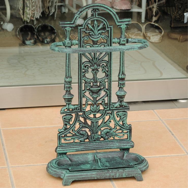 傘立て クラシック アンティーク オシャレ グリーン 緑 アンブレラ