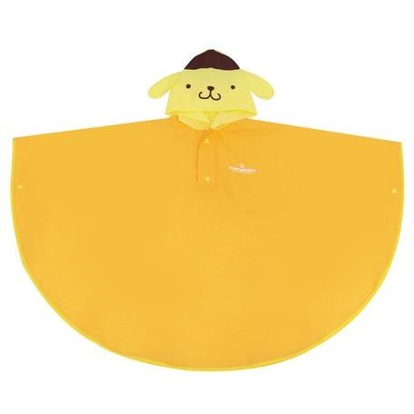 ポムポムプリン レインコート ポンチョ 子供用 ポムポムプリン
