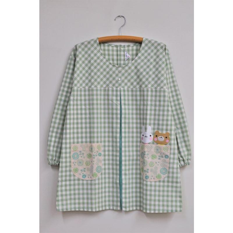 エプロン 保育士 介護士 割烹着 カッポー スモック キッチン おてんば