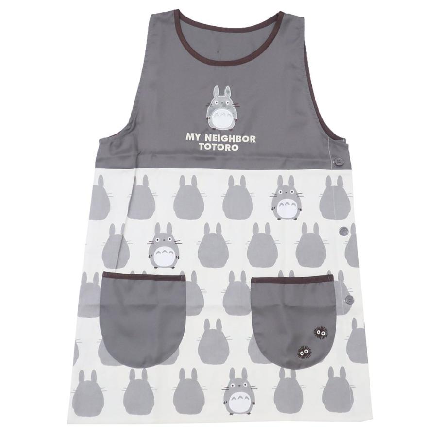 スタジオジブリ となりのトトロ 保育士 エプロン ジブリ トトロ 割烹着