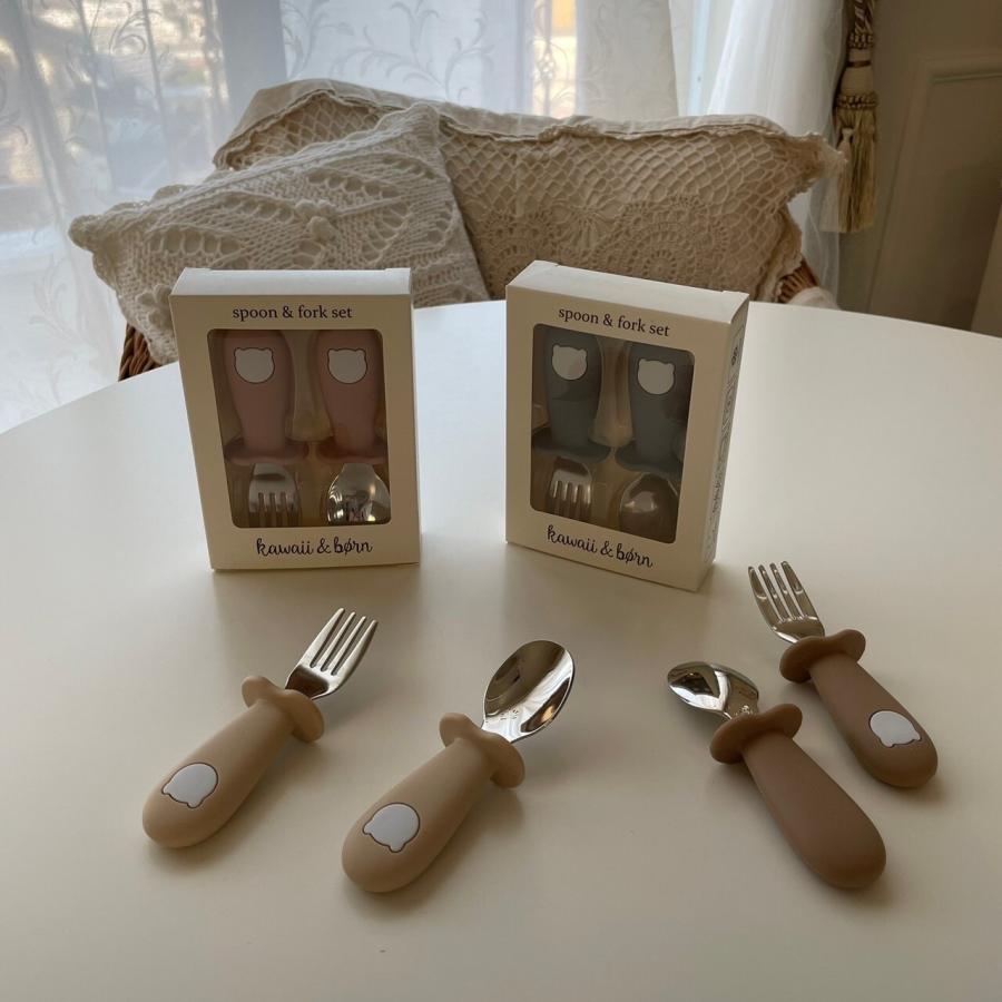 カナヘイの小動物ゆるっとタウン限定スプーンフォークセット廃盤品