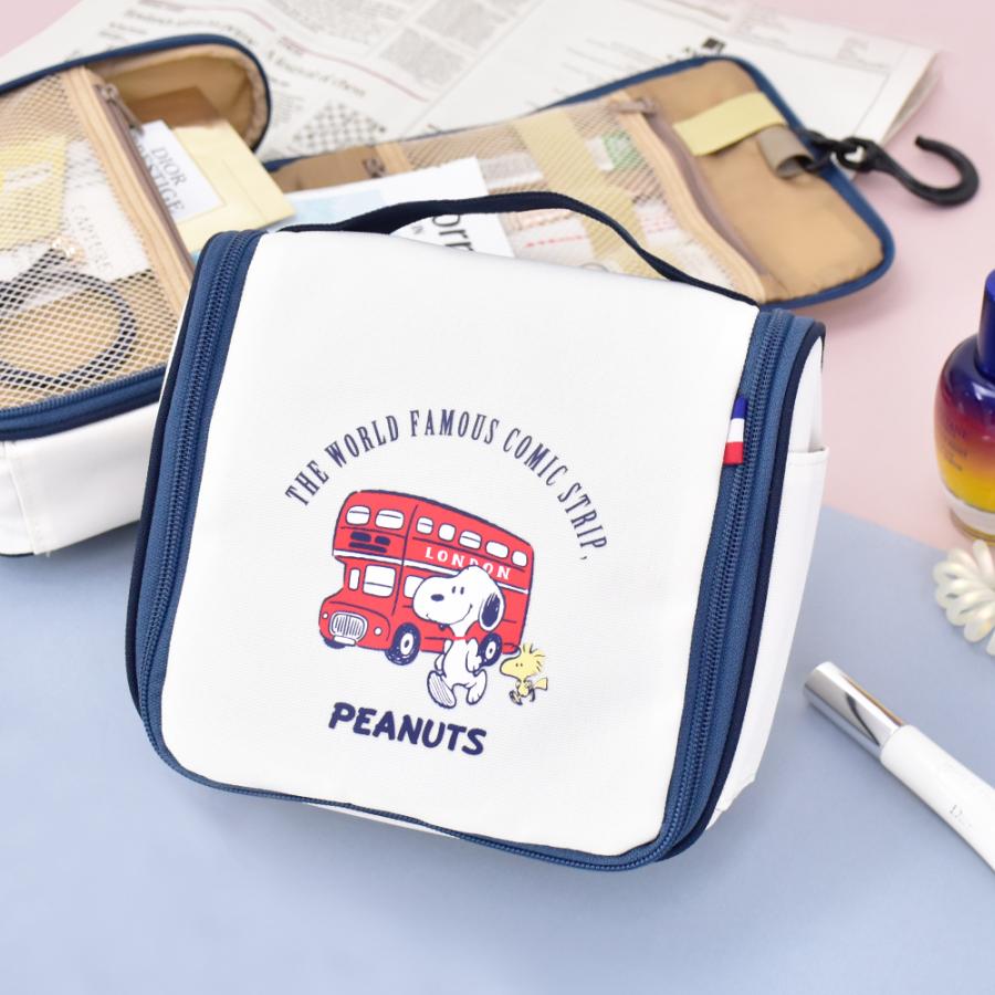 SNOOPY（スヌーピー） 洗面用具 旅行 ケース トラベルポーチ 吊して