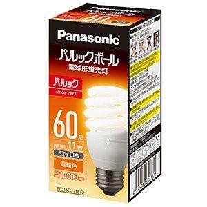 パルックボール パナソニック 在庫限り EFD15EL/11EF2 電球色 電球60W