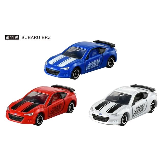 トミカ 組み立て工場 第11弾 SUBARU BRZ ボディ(青/赤/白)3色、シート