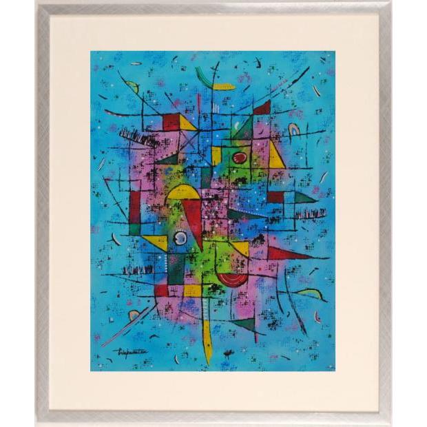 若松愛子 Works 6-1 抽象画 絵画 水彩画 インテリア プレゼント