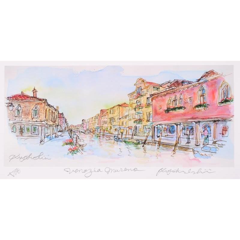 ベニス 絵画 イタリア 風景画 絵 水彩画 版画 ジークレー 石井清